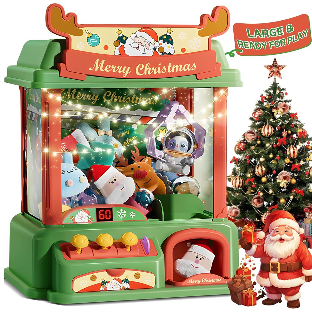어린이용 크리스마스 뽑기 미니 자판기, 캔디 장난감,  - Arcade Toy Claw Vending Machine 리뷰 및 가격